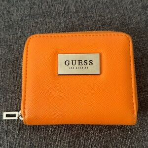 GUESS Bright Orange Compact Wallet